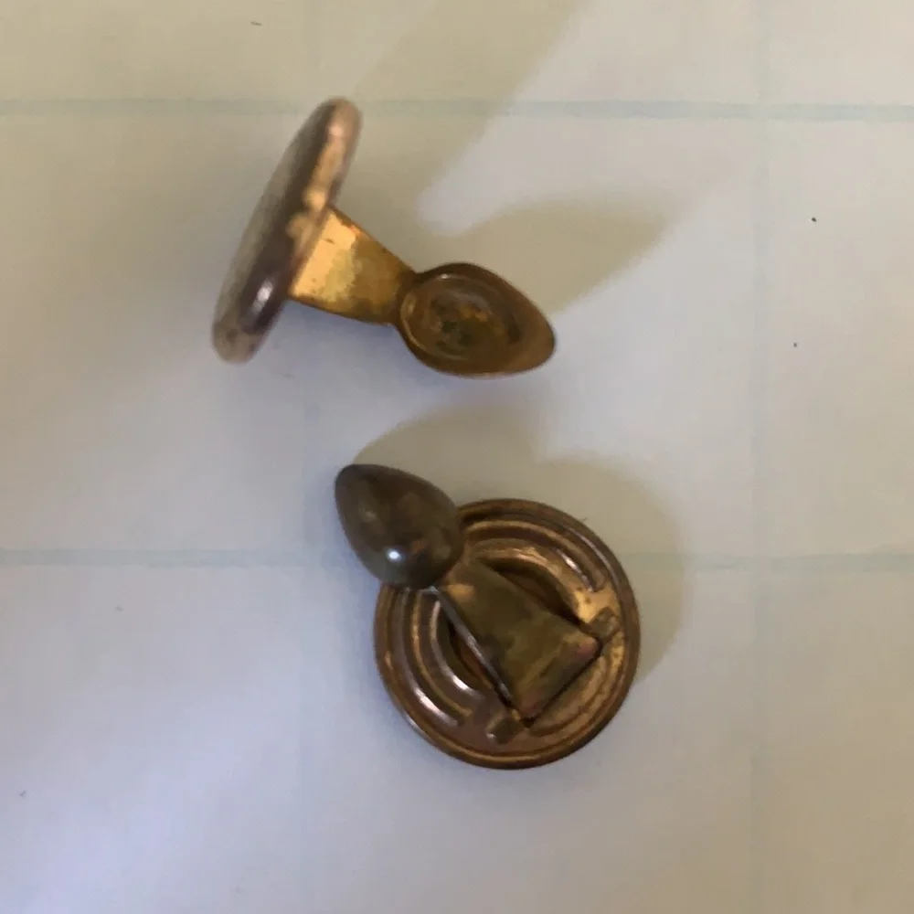 Lot of 8 Antique Collar Buttons Early 1900s Detachable Collar Studs 1908 Patent